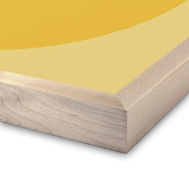 DESCRIPTION: Modern Yellow Forever by Stephanie Henderson in Natural Frame, Medium Art Print SPECIFICATIONS: Type: Giclée...