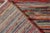 1960s 1960s Vintage Turkish Mid-Century Runner in Red, Multicolour Striped Pattern For Sale - Image 5 of 6