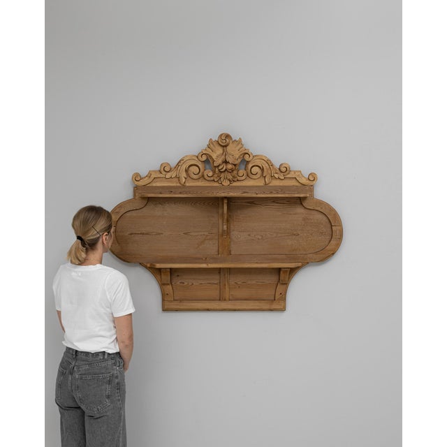 19th Century French Carved Wooden Wall Shelf For Sale - Image 17 of 18