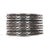 6" Vintage Native American twisted wire carinated silver cuff bracelet For Sale - Image 4 of 10