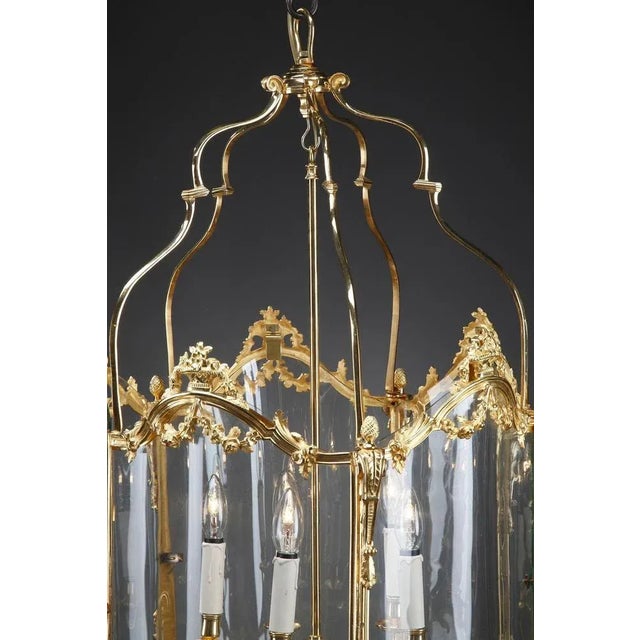 Large Entrance Hall Lantern, Château Léoube, Bormes For Sale - Image 4 of 18