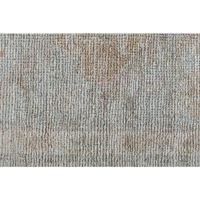 One-of-a-kind Oushak Beige and Brown Handmade Wool Rug by Doris Leslie Blau For Sale In New York - Image 6 of 9