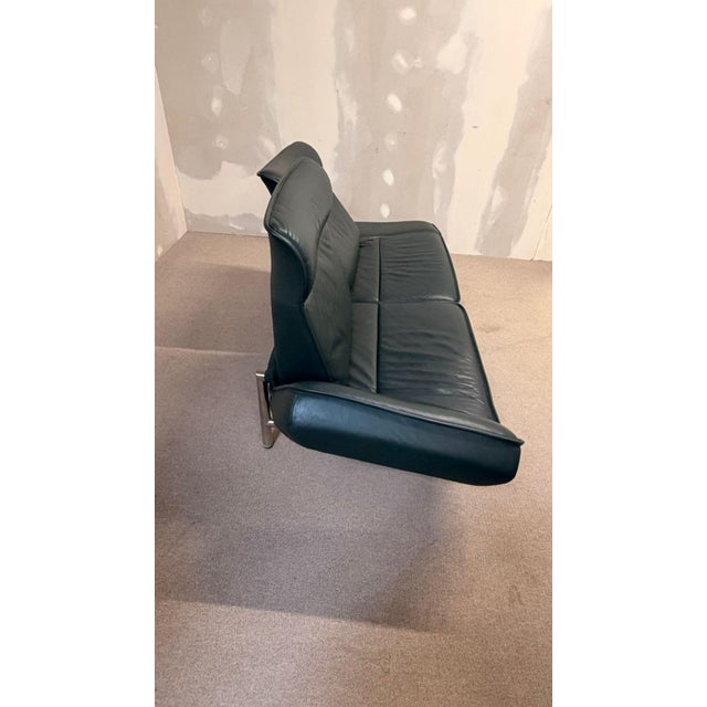 Animal Skin Vintage DS 450 Twist Leather Sofa by Thomas Althaus for de Sede, 1990s For Sale - Image 7 of 11