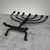 Mid-Century French Brutalist Hand-Forged Iron Seven-Light Candelabrum For Sale - Image 18 of 18