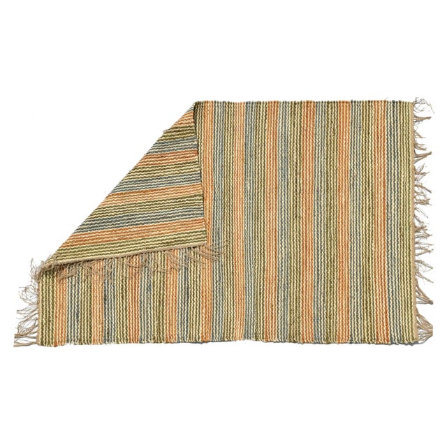 Boho Chic Rosa Jute Rug, 3x8 For Sale - Image 3 of 5