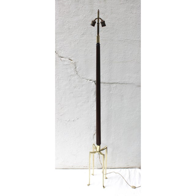 Bronze Grasshopper Floor Lamp For Sale - Image 10 of 13