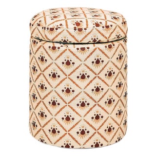 Dusky Pink Aurora Ottoman by Ceraudo For Sale