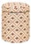 Dusky Pink Aurora Ottoman by Ceraudo For Sale