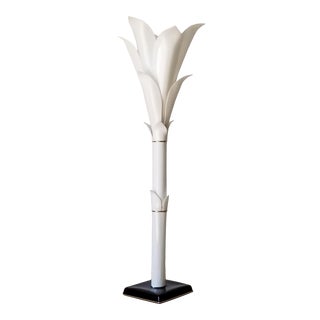 1970s Rougier Style Palm Form Sculptural Floor Lamp For Sale