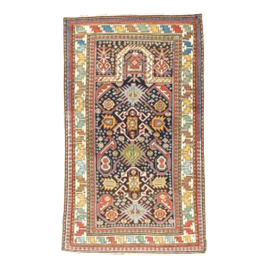 Antique Bijov Rug 3'4'' x 5'7''