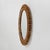 Mid-Century Modern Wall Mirror with Rattan Frame, 1950s For Sale - Image 3 of 12