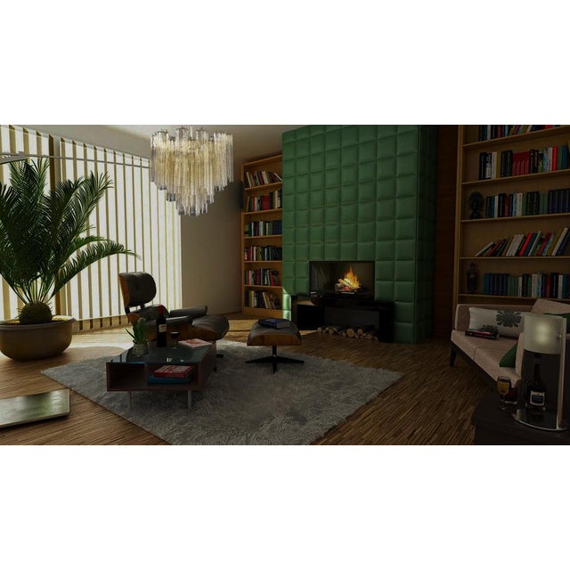 Amber Murano Glass Tubes Chandelier, 1990s For Sale - Image 6 of 15