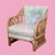 Transport yourself to a glamorous tropical retreat with this fabulous pair of vintage fretwork burnt bamboo club chairs....