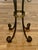 20th Century Iron and Brass Gueridon With Black Granite Top For Sale - Image 9 of 12