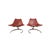 Mid-Century Modern Scimitar IS63 Leather Lounge Chairs by Preben Fabricius & Jørgen Kastholm, 1950s, Set of 2 For Sale - Image 3 of 9