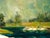 Sandy Beach - Impasto California Landscape with Water Inlet by California artist Kathleen Murray (American, b. 1958.) This...