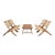 Blaze 5 Piece Living Set - Natural For Sale