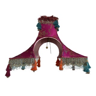 Contemporary Penny Long Couture Eiffel Tower Lamp Shade For Sale