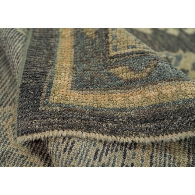 Turkish Oushak Rug 2'10" x 6'10" #20252 For Sale In Houston - Image 6 of 8