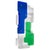 Stratos Blue and Green Maxi Sculptural Wall Mirror by GTG Design Couture For Sale - Image 13 of 13