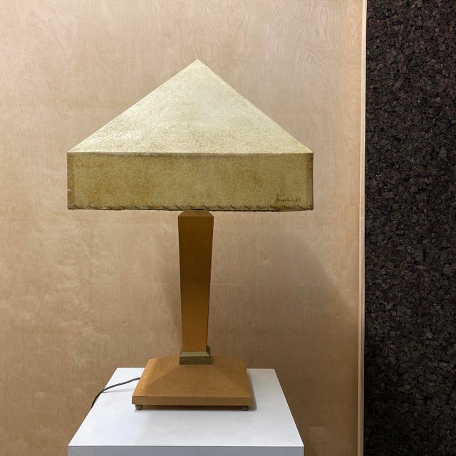 Late 20th Century Post Modern Pyramid Lamp For Sale - Image 4 of 12
