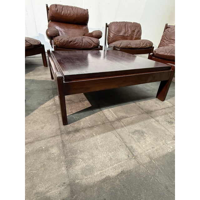 Leather Lounge Set, 1960s, Attributed to Carl Straub For Sale - Image 11 of 13