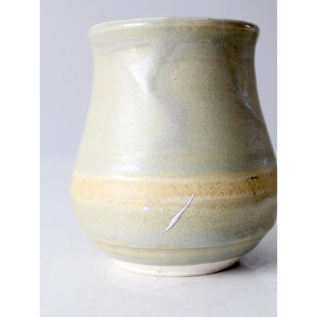 Vintage Studio Pottery Vase For Sale - Image 6 of 8