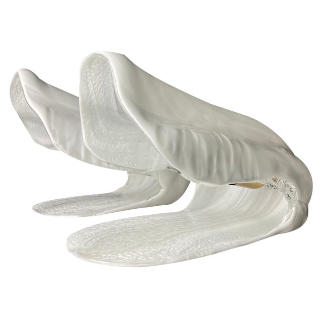 Oyster Murano Table Lamps by La Murrina, Italy, 1970s Set of 2 For Sale