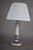 Blue Blue & White Ceramic Table Lamp with Gilded Details, 1970s For Sale - Image 8 of 12
