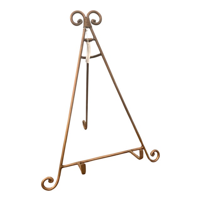 Bronze Color Table Easel 19” For Sale