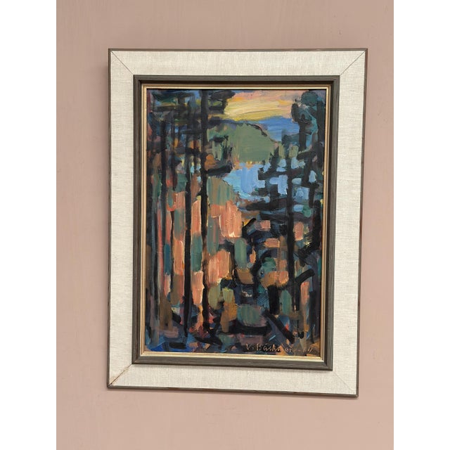 Vidar Bäckman, Frösön, Östersund, 1964, Acrylic, Framed For Sale - Image 8 of 18