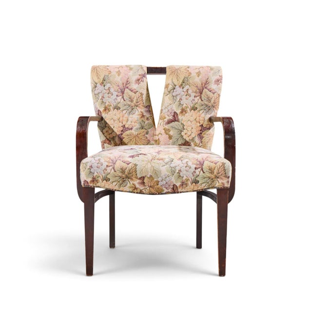 Paul Frankl Corset Mid Century Mahogany Dining Chairs - Set of 6 For Sale - Image 11 of 17