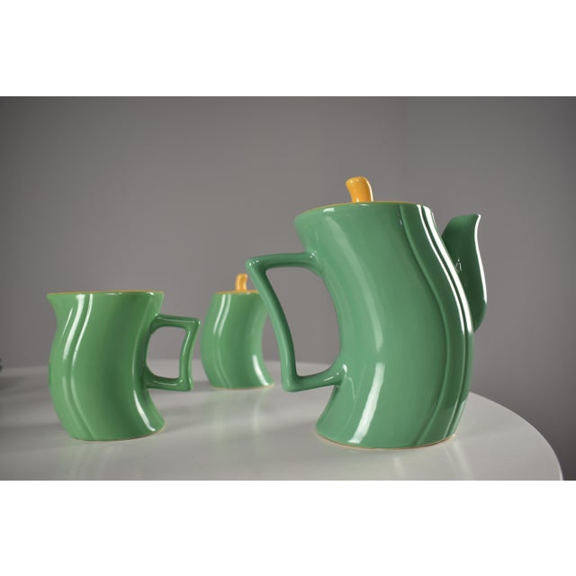1985's Italian Ceramic Tea and Coffee Service by Massimo Iosa Ghini for Naj-Olea - 10 Pieces For Sale - Image 4 of 12