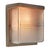French industrial wall / floor lamp by holophane, france beige brown cast aluminium with clear pressed glass. e27 / e26...