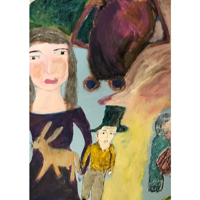 This painting was a wonderful adventure to create. I very often draw upon the happy, exciting childhood I had, growing up...