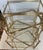 Glass French Neoclassical Style Nesting Bar Carts With Glass Shelves, Maison Jansen For Sale - Image 7 of 17