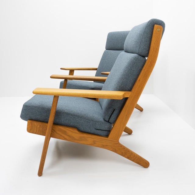 1960s Pair of GE2 90 Armchairs by Wegner for Getama For Sale - Image 5 of 15