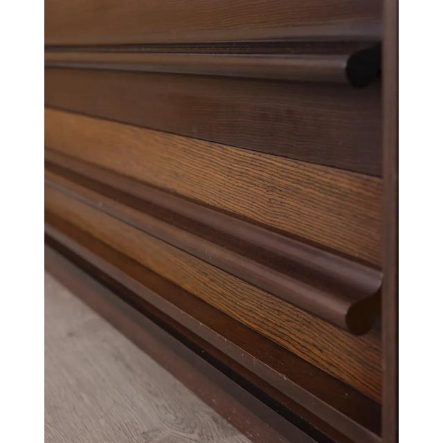 Wood Vintage Italian Wooden Chest of Drawers, 1960s For Sale - Image 7 of 9