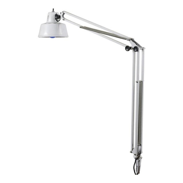 Silver Articulated Study Lamp, 1990s For Sale - Image 8 of 8