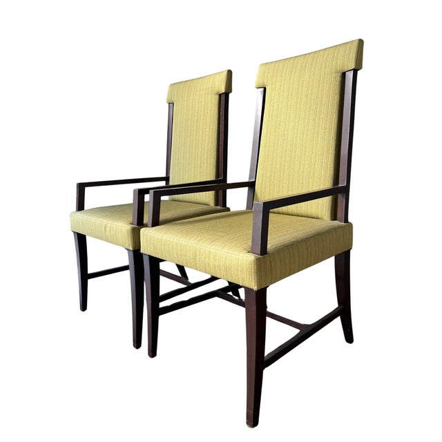 A refined pair of armchairs by Michael Berman Limited, showcasing the designer’s signature balance of clean-lined...
