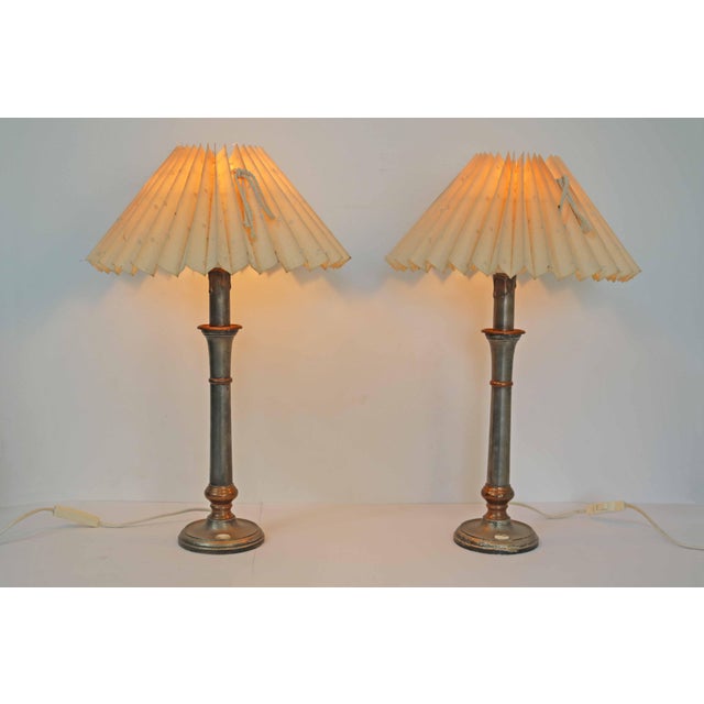 Set of 2 French Country Table Lamps each with 1 x E27 socket European Plug (up to 250V).The wiring of this item may be...