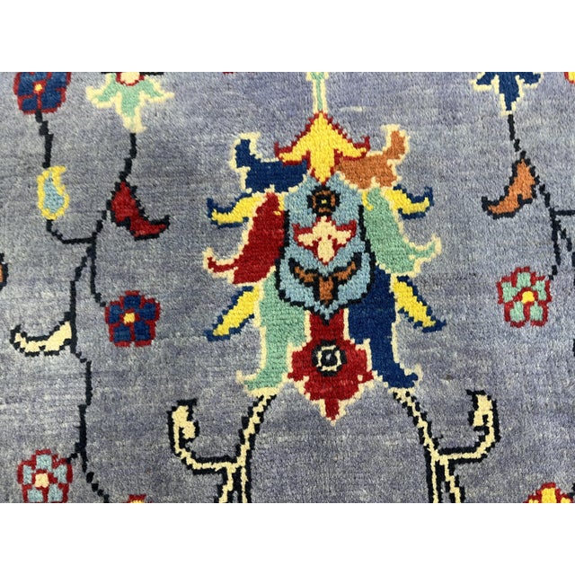 Slate Gray Persian Style Floral Rug, 3'3" X 5' For Sale - Image 10 of 16
