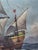 Wood 1950s Hervey Garrett Smith "Mayflower Ii" Signed Maritime Print – Framed 26.5" X 33" For Sale - Image 7 of 11