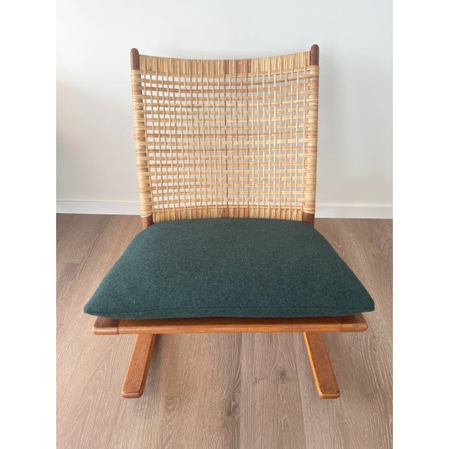 Fredrik A. Kayser Model 599 Teak Rocking Chair 1960 For Sale - Image 10 of 11