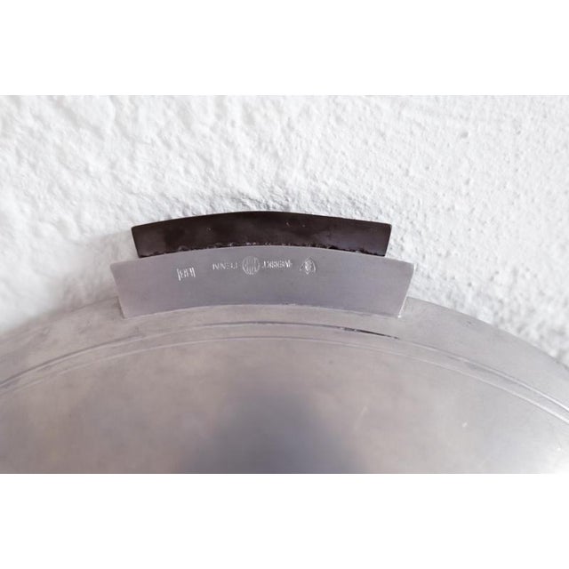Art Deco Globe Tray in Pewter, 1930s For Sale - Image 14 of 15