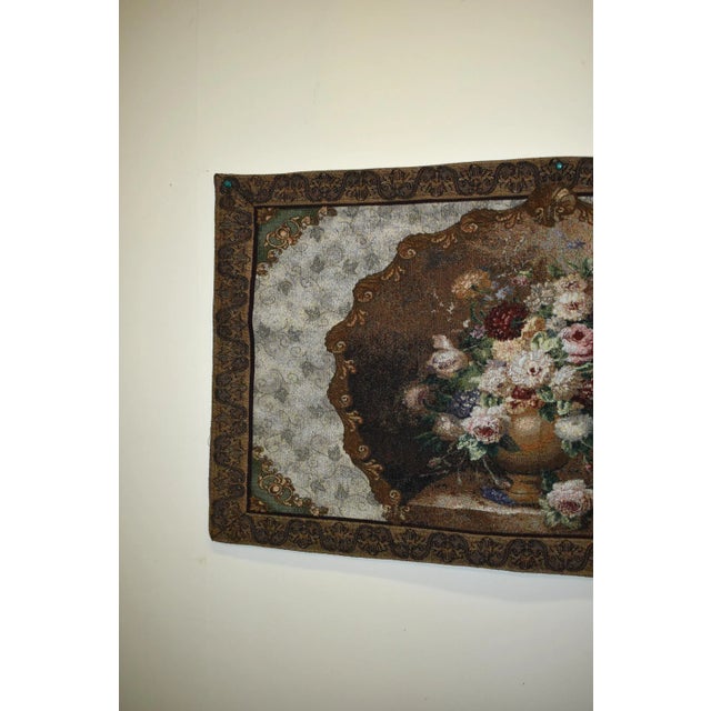1990s Vintage Mohawk Home Floral Tapestry Keiths Antiques Ltd Keiths Antiques Ltd For Sale - Image 5 of 12