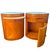 Baker Furniture Company Late 20th Century Baker Furniture Modern Art Deco Primavera Oval Nightstands, Pair For Sale - Image 4 of 12