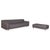 Grey Grata 3-Seater Sofa and Ottoman from Rolf Benz, Set of 2 For Sale - Image 18 of 18