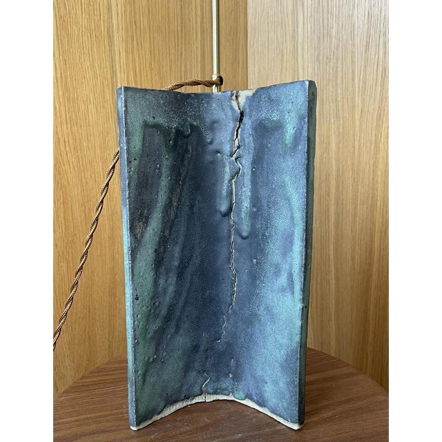 Ceramic Studiolo Ceramic Table Lamp by Renzo Maar For Sale - Image 7 of 8