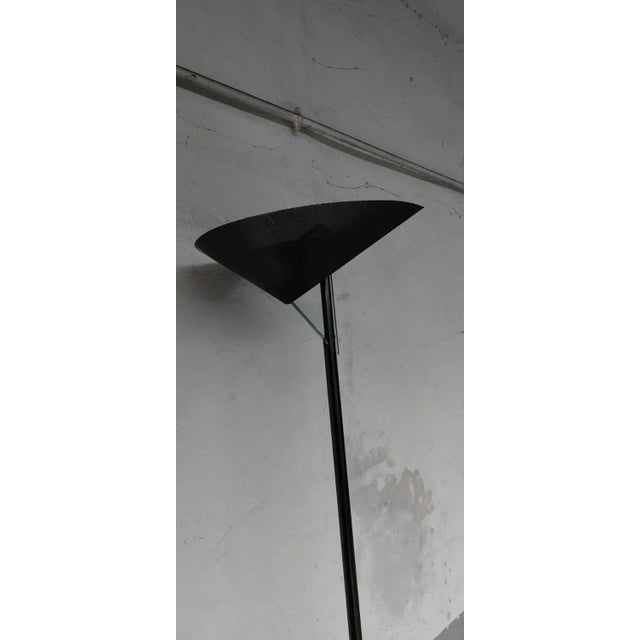 Black Black Floor Lamp from Antonangeli, 1980s For Sale - Image 8 of 18